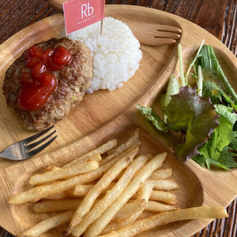 お子様ハンバーグプレート(RED&BLUE CAFE)
