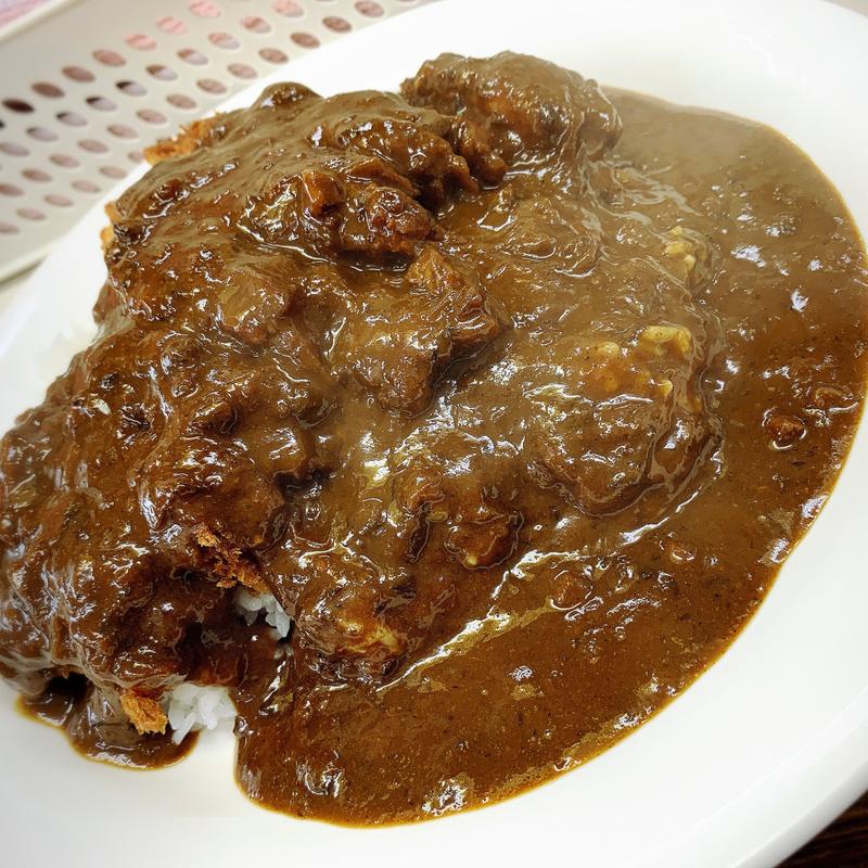 ジャンボチキンカツカレー(カレーハウス インディアン)