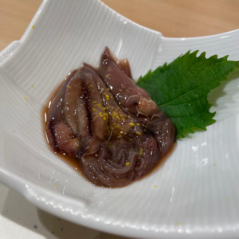 ホタルイカの沖漬け(蕎麦前 玄樹)