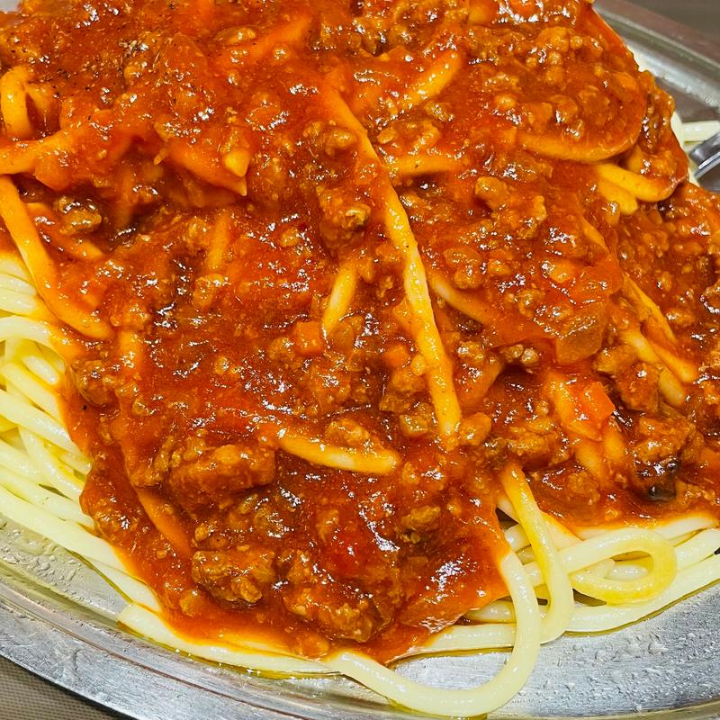 スパゲッティミートソース(スパゲッティーのパンチョ 秋葉原店)