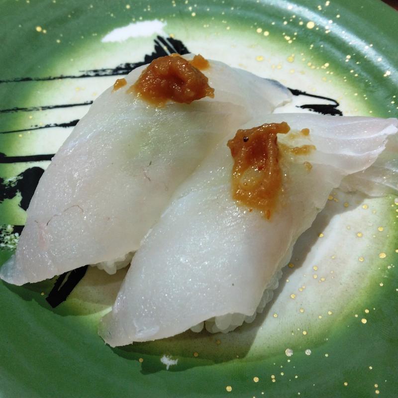 ひらめのみそだれ(寿司おのざき)