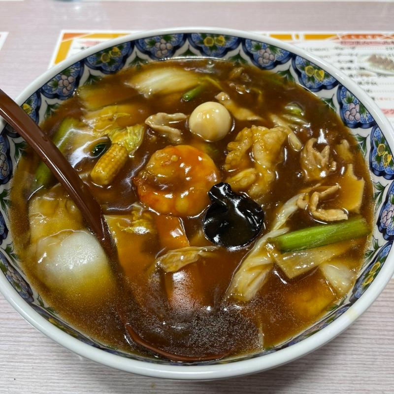 五目野菜あんかけらーえん(らーめん一番館 上毛大橋店 )