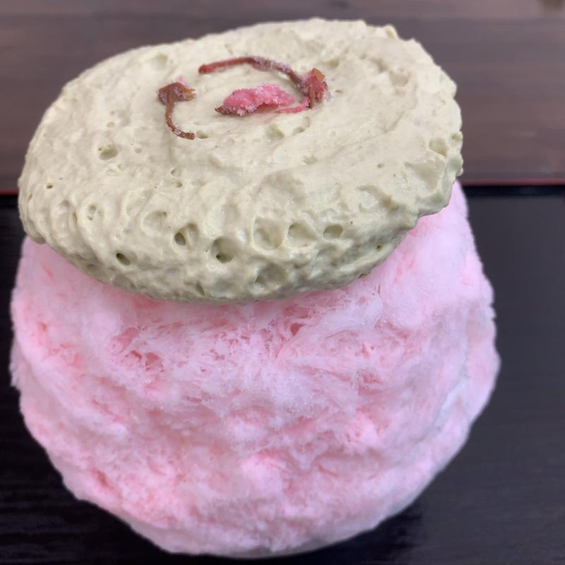 桜ピスタチオ(天然かき氷 氷の音)