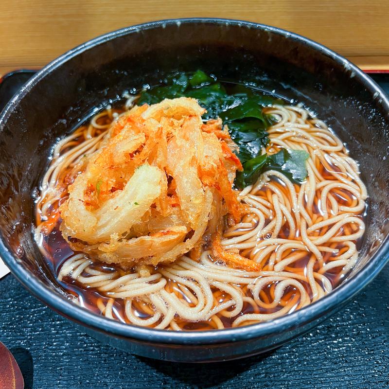 かき揚げそば(つつみ )