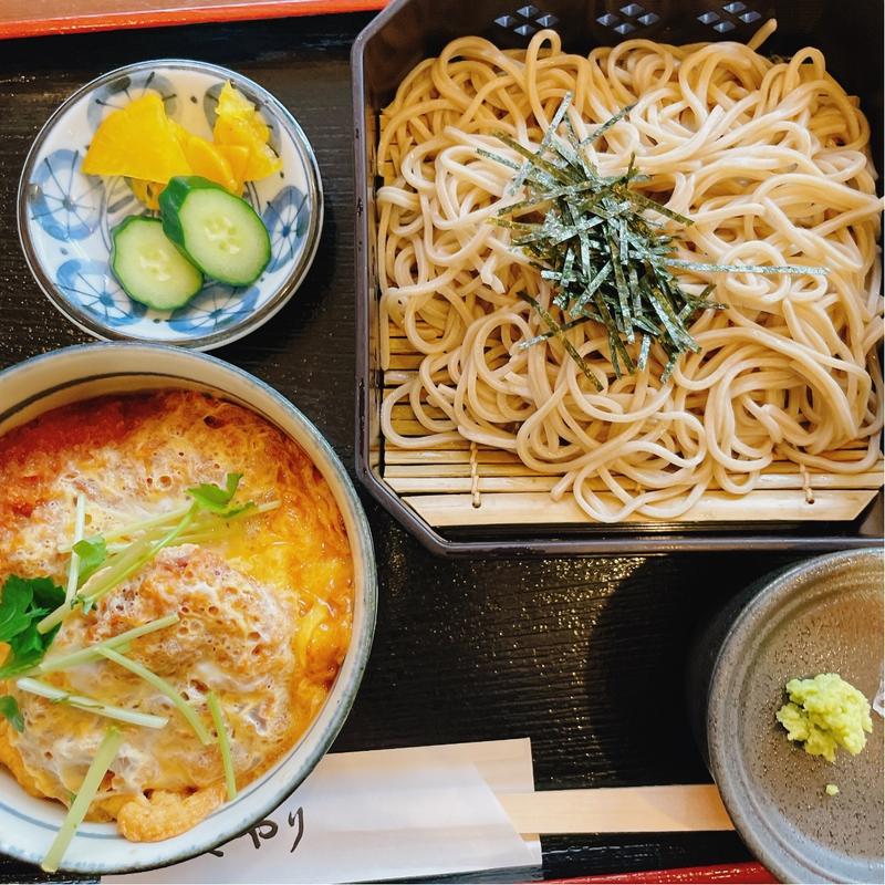 カツ丼セット(明神そば きやり 神田明神前店)