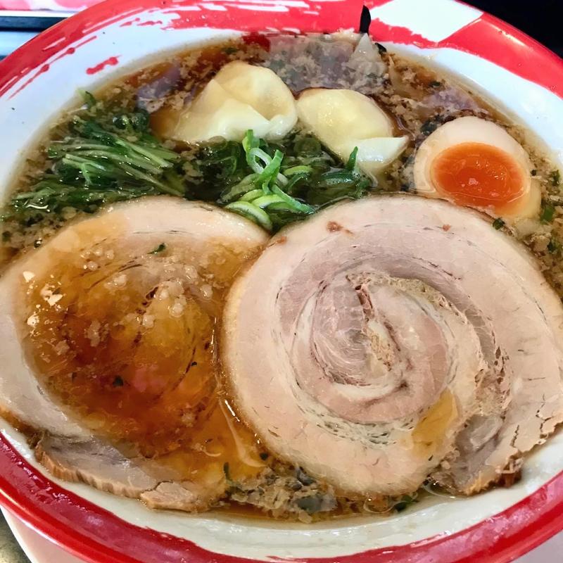 にんにく風味ラーメン 醤油(やまがた辛味噌らーめん 絆)