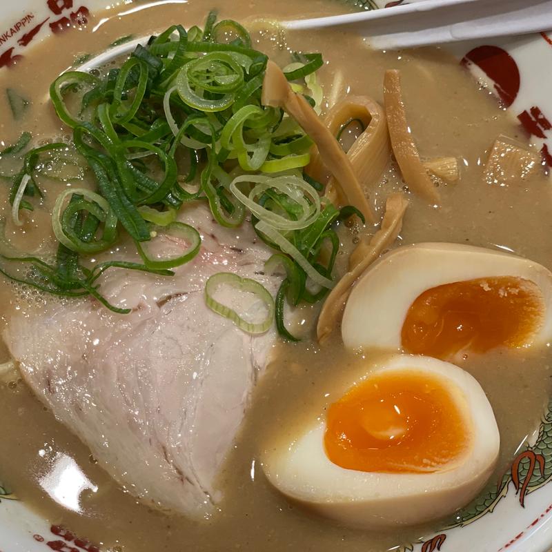 味付煮卵ラーメン(こってり)(天下一品 町田店)