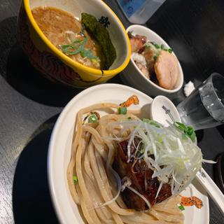 拳肉濃厚つけ麺+チャーシューベー飯(麺屋武蔵 巖虎 （いわとら）)
