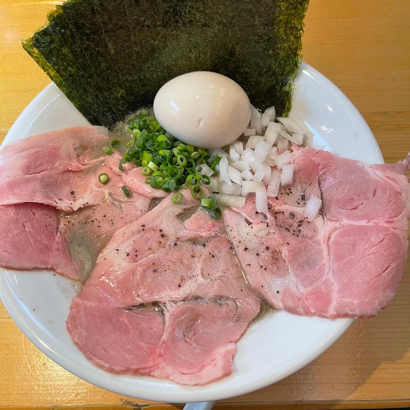 濃厚煮干そば　バカニボ特製(麺屋 まほろ芭)