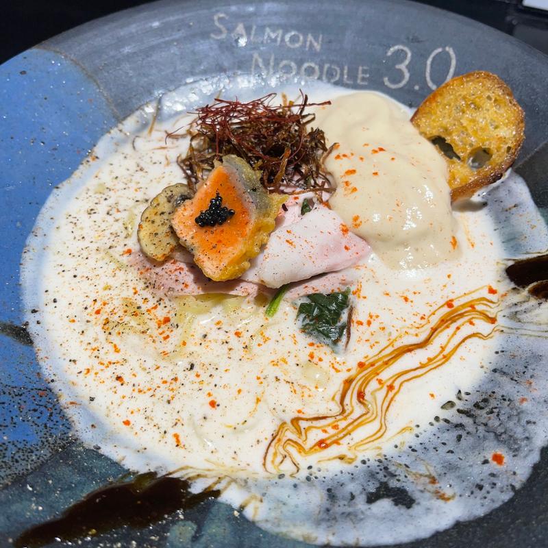 ポルチーニサーモン(SALMON NOODLE3.0)