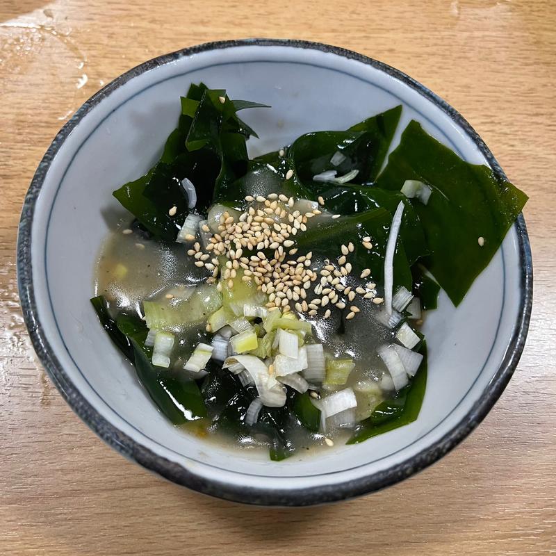 生わかめのねぎ塩(蛙之介)