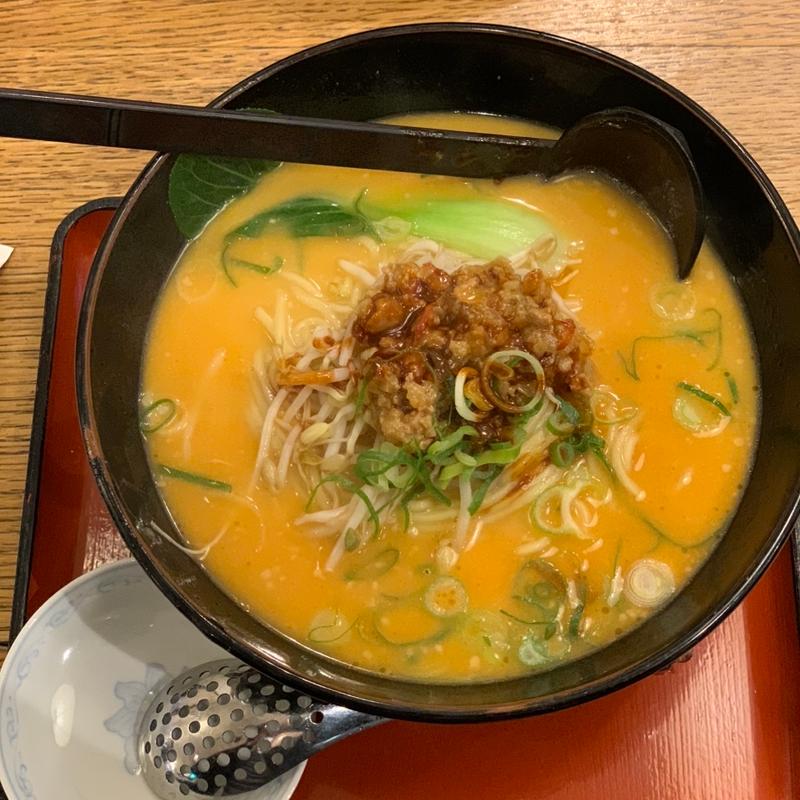 旨辛坦々麺(古潭ラーメン かっぱ横丁店)