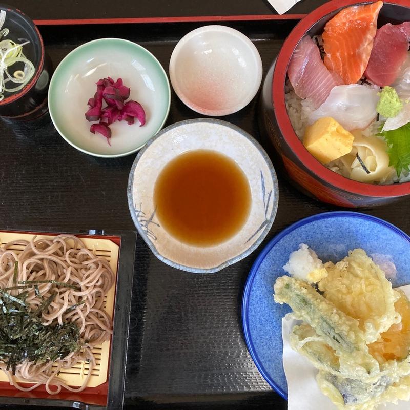 よくばり桶チラシセット(海鮮茶屋 濱膳 （かいせんぢゃや はまぜん）)