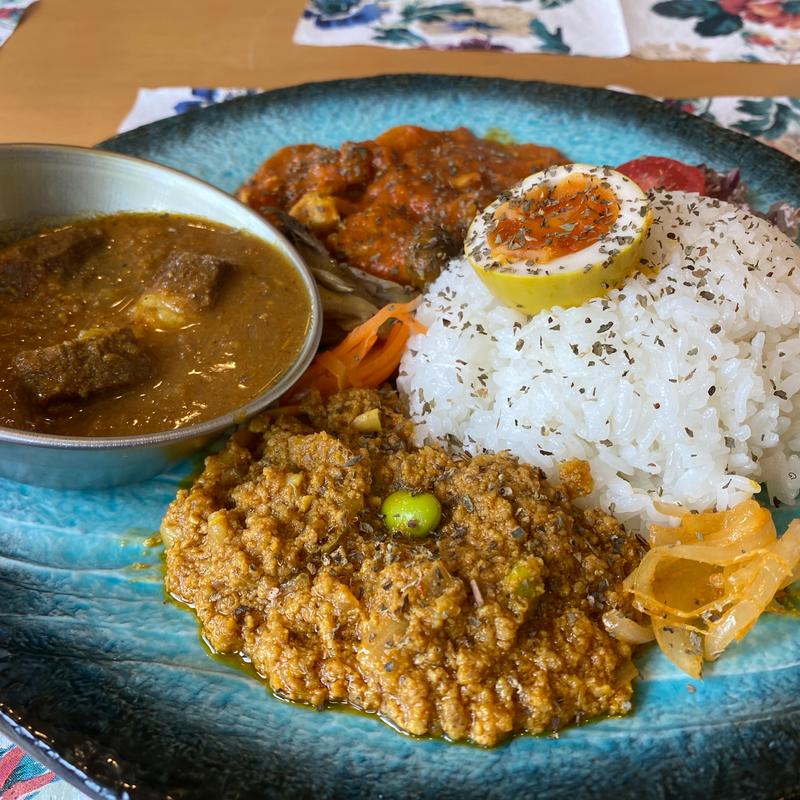 あいがけカレー(マサラガーデン)