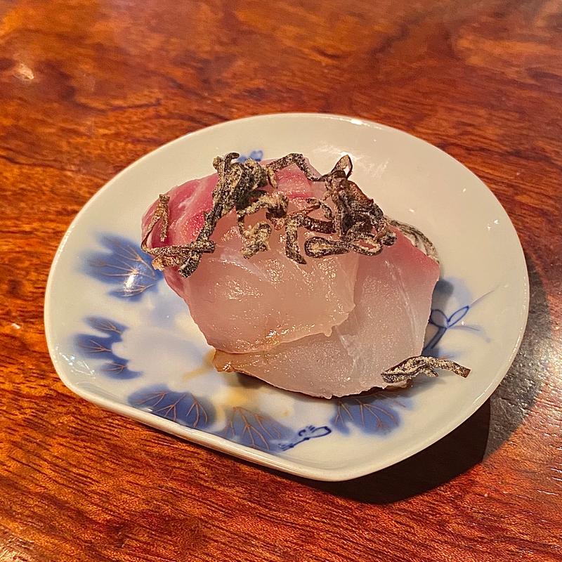 真鯛と塩昆布(酒峰)