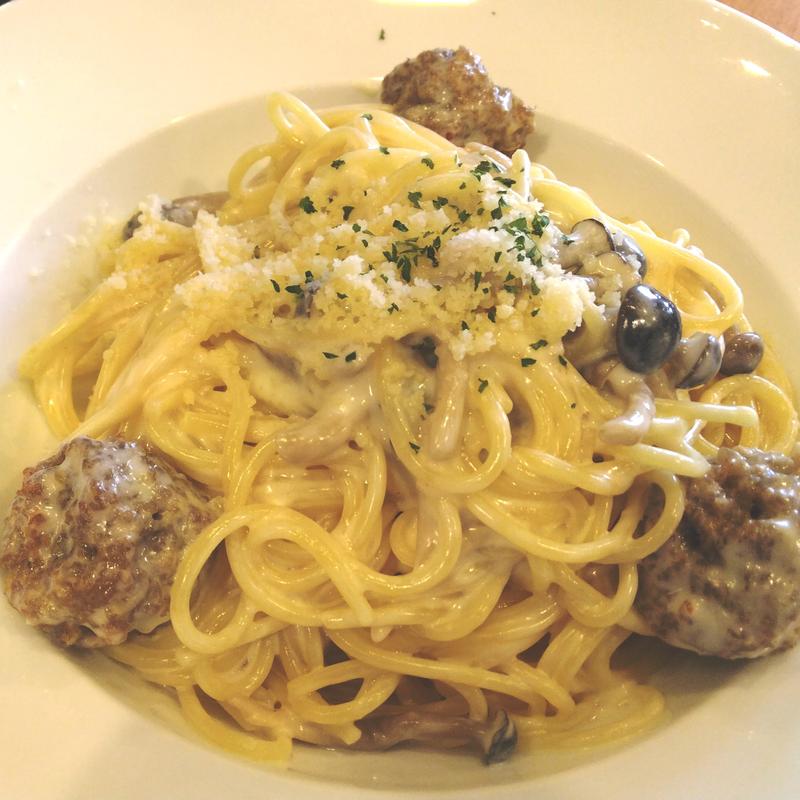 ミートボールときのこの豆乳クリーム(セガフレード・ザネッティ・エスプレッソ 仙台トラストシティ店)