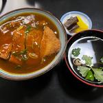 カツカレー丼(そば処 みすゞ庵)