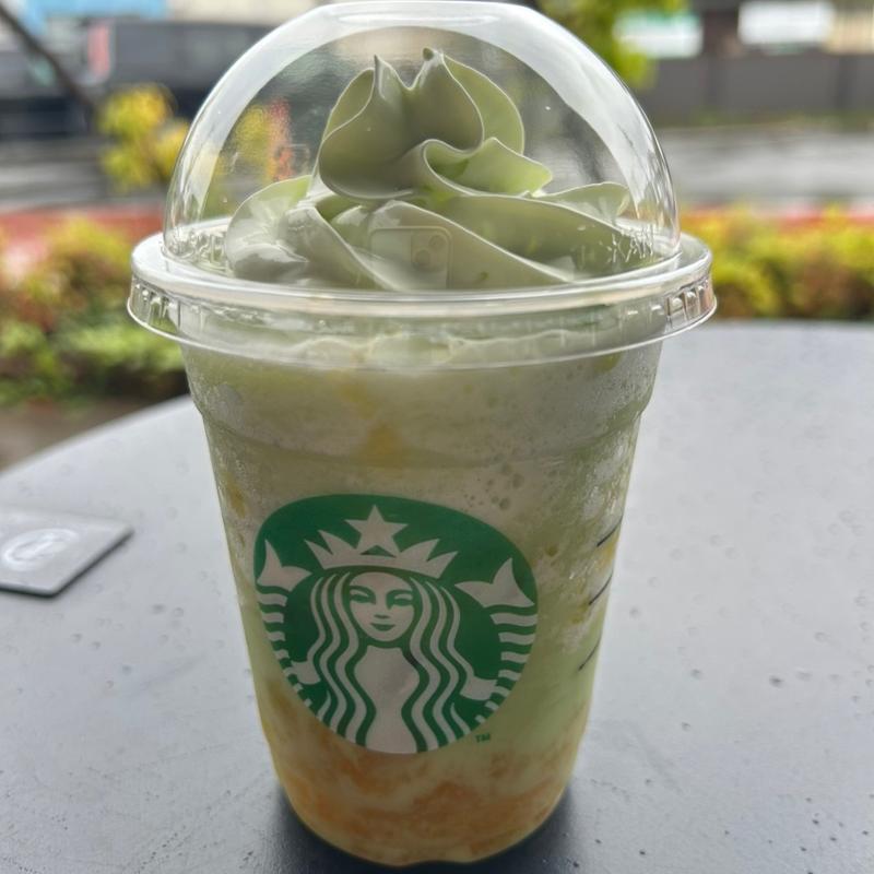 The メロン of メロン フラペチーノ(スターバックスコーヒー くずは美咲店 （STARBUCKS COFFEE）)