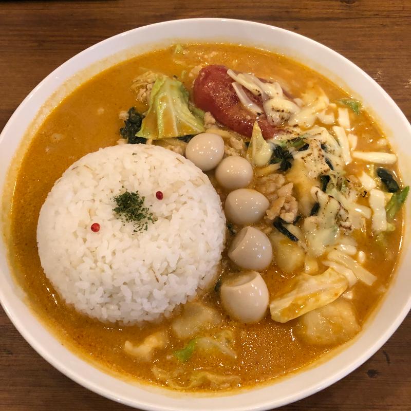 焼きチーズ野菜キーマカレー(シシカリ)