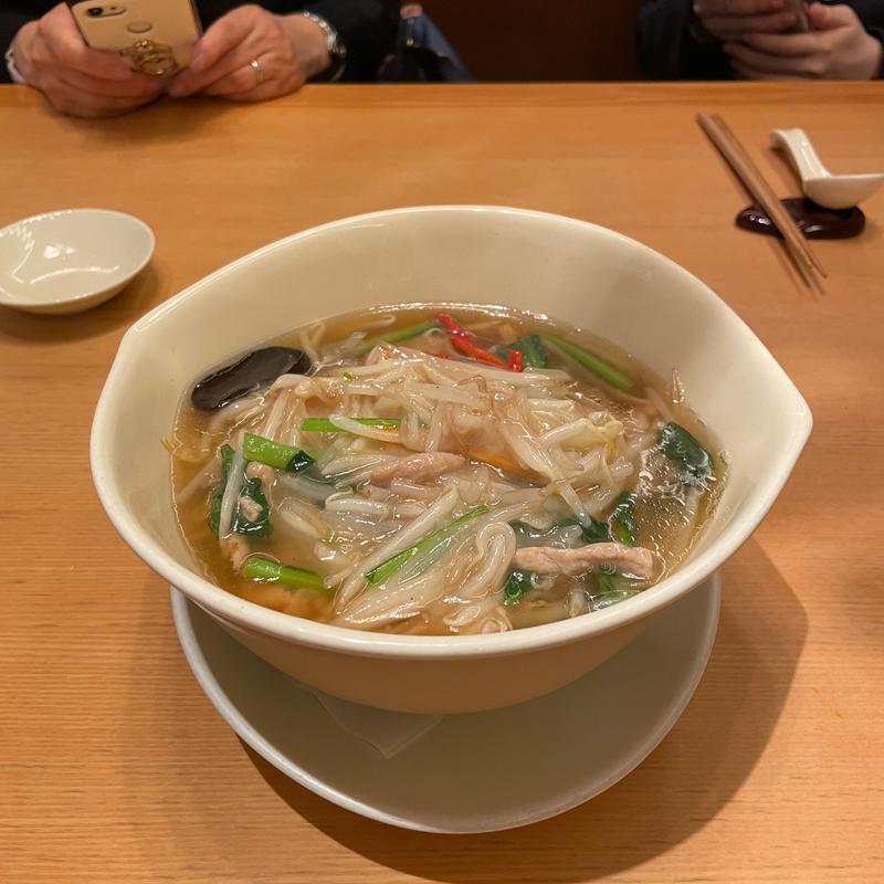 サンマー麺(南国酒家 横浜店)
