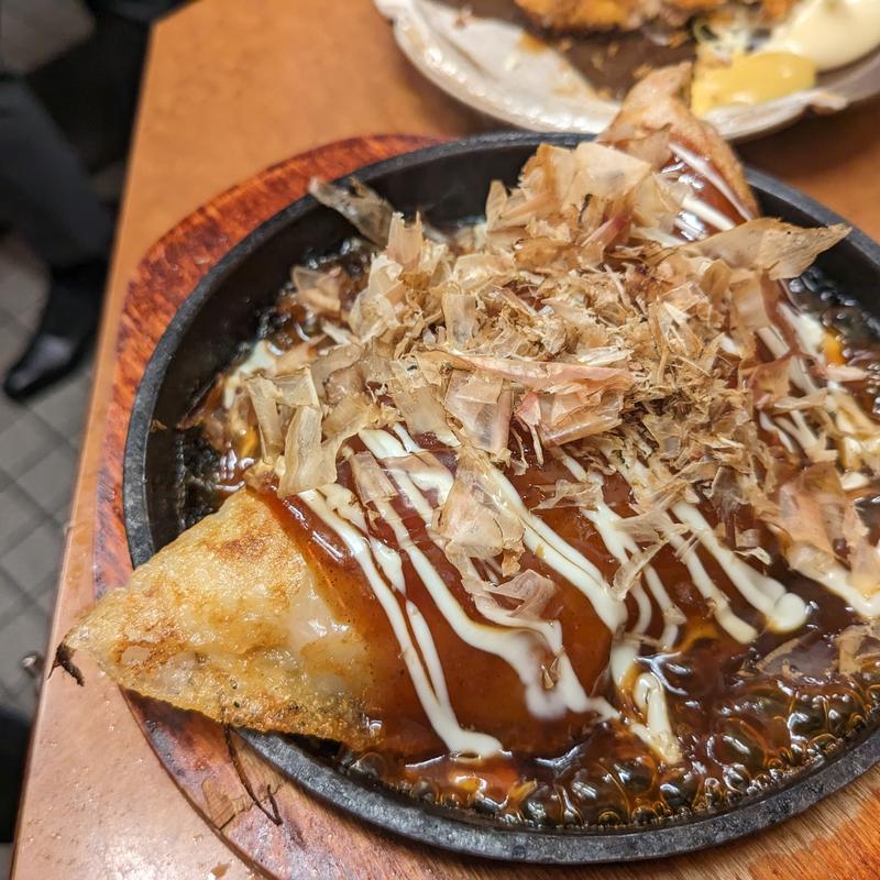 鉄板お好み風キャベツ焼き(立呑処へそ 五反田店)