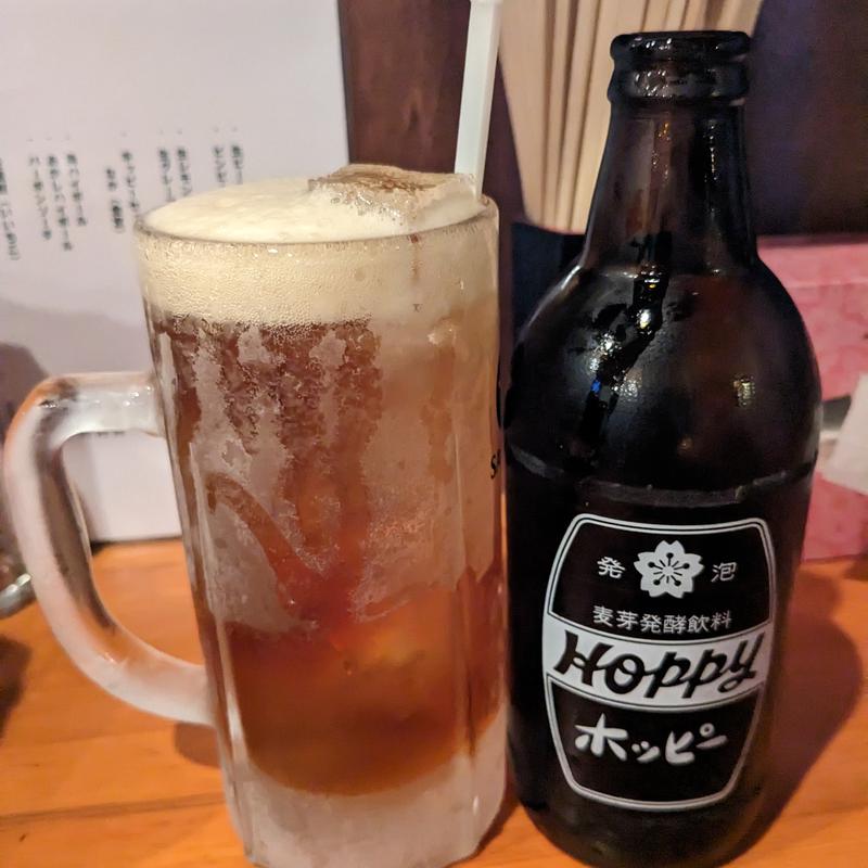黒ホッピー(焼とん あかし )