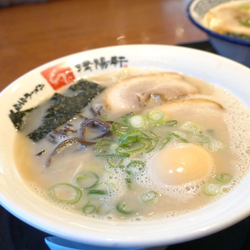 すっぴん味玉ラーメン(久留米ラーメン清陽軒 本店)