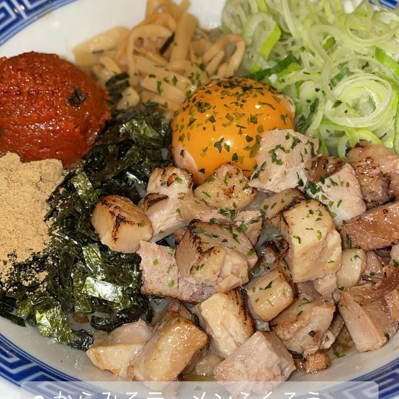 からみそまぜそば(からみそラーメンふくろう 栄店)