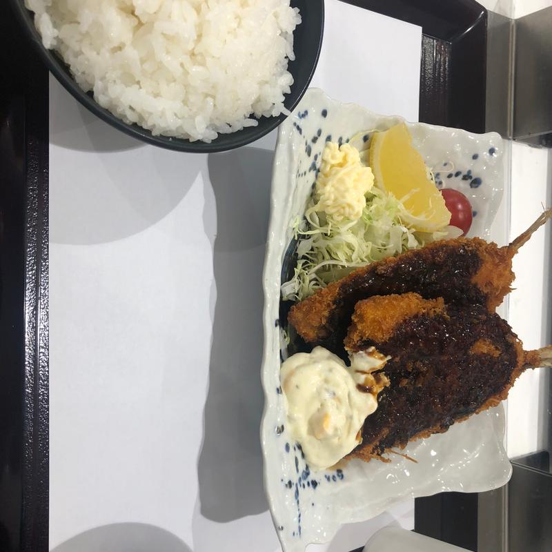 アジフライ定食(宝塚北サービスエリア(新名神))