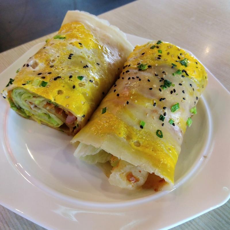 中国式クレープ(沸騰小吃城)