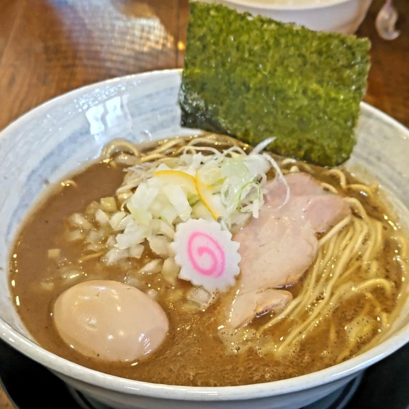 味玉濃厚煮干そば(醤油)(麺屋なると伊奈店)