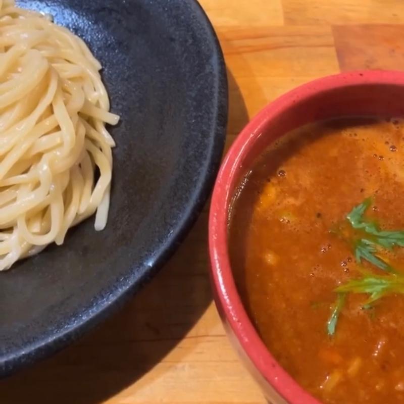 辛つけ麺(つけ麺 雀 アメ村本店)