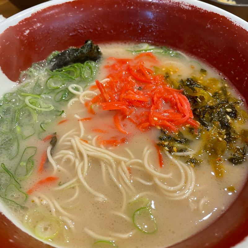 長浜ラーメン　トッピング(長浜ラーメン麺王)