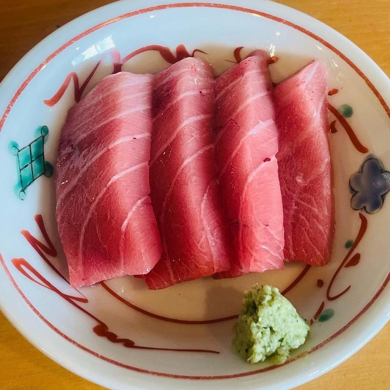 本まぐろ刺身(定食屋しゃもじ)