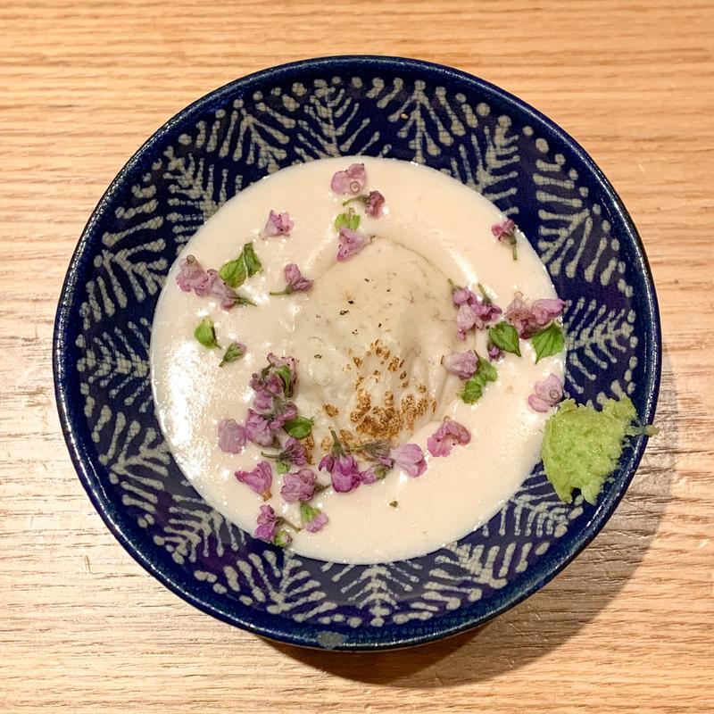 虎河豚白子酒盗クリームチーズ(虎ノ門 とだか)