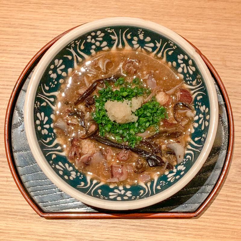 ホタルイカの生姜餡掛け(虎ノ門 とだか)