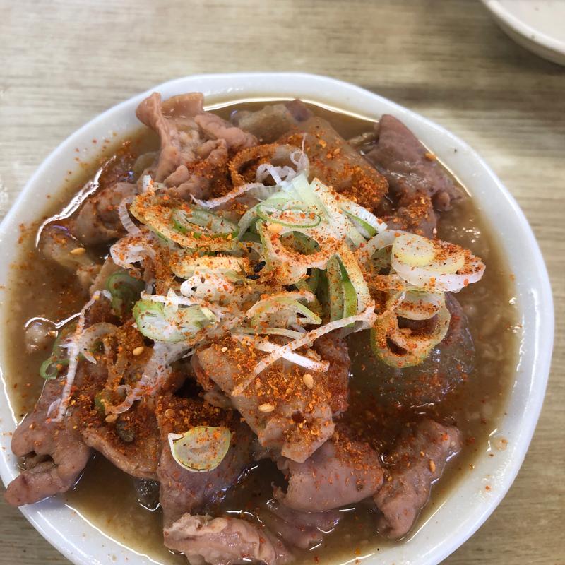 もつ煮(共栄ラーメン 本店)