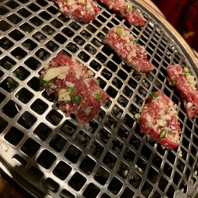 塩たれガーリックハラミ(焼肉たれよし)