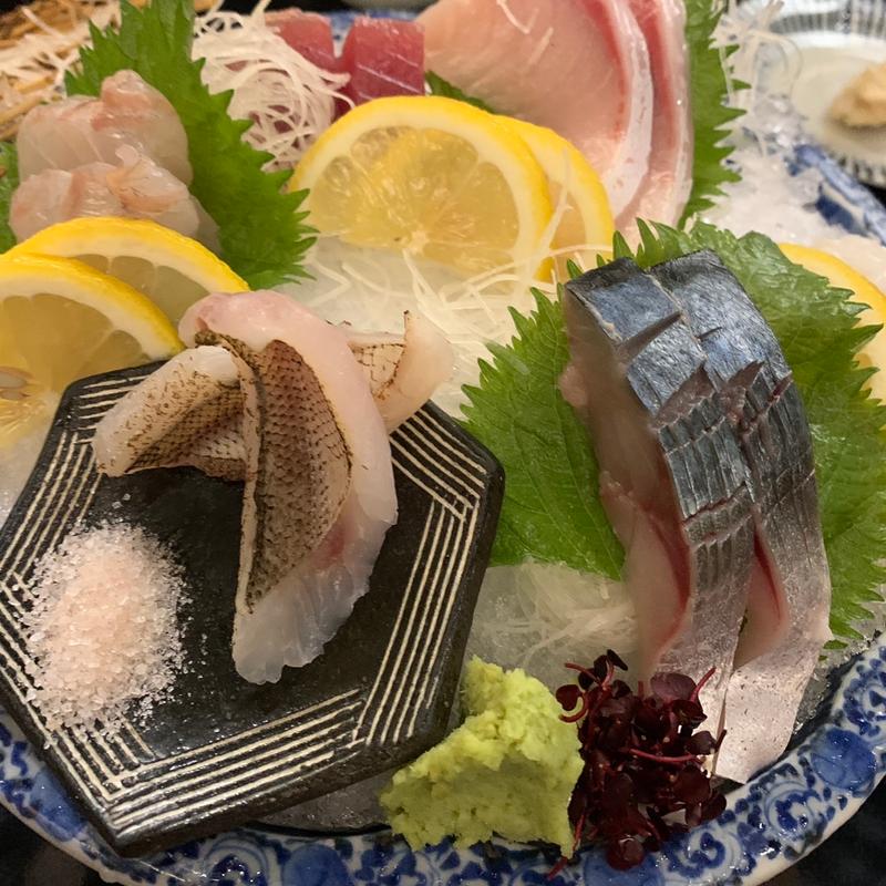 おまかせ造り　6種盛り(すしの助 北浜店)