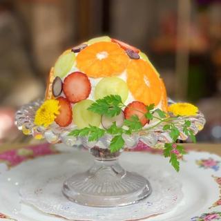 帽子ケーキ 季節のフルーツ(よろず茶屋444)