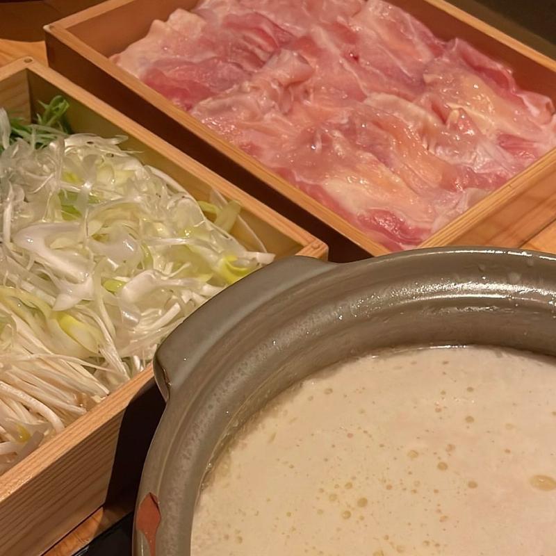 純系名古屋コーチンしゃぶしゃぶ会席(豆家 別邸 福福)