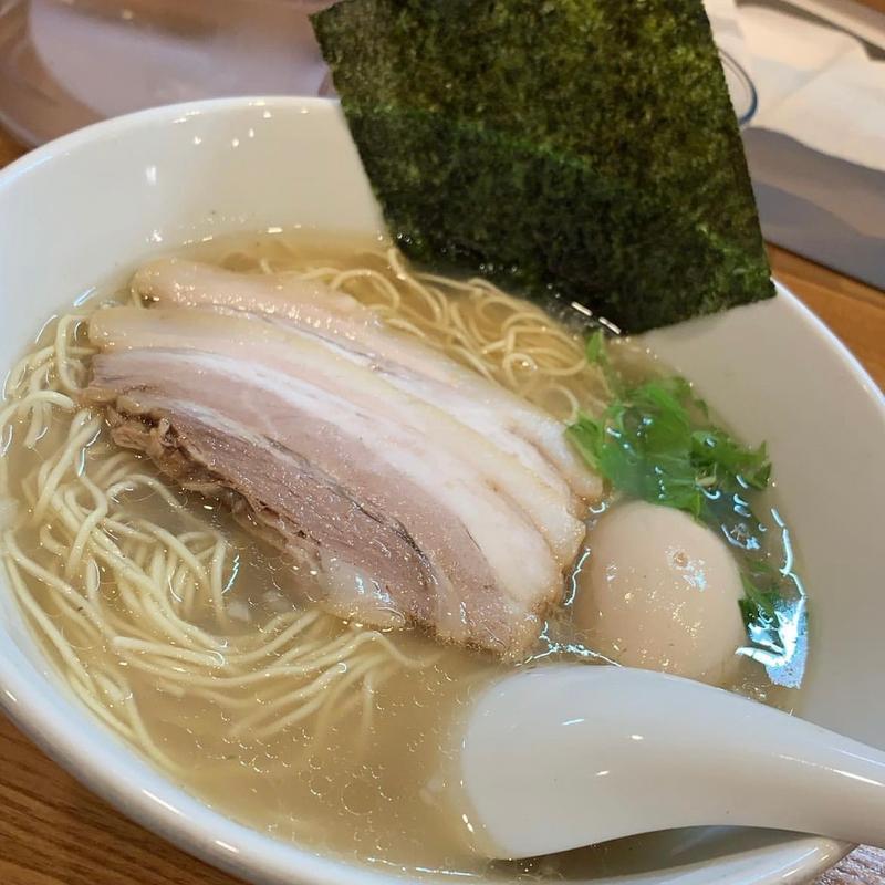 無化調塩らーめん 玉子トッピング(空王士)