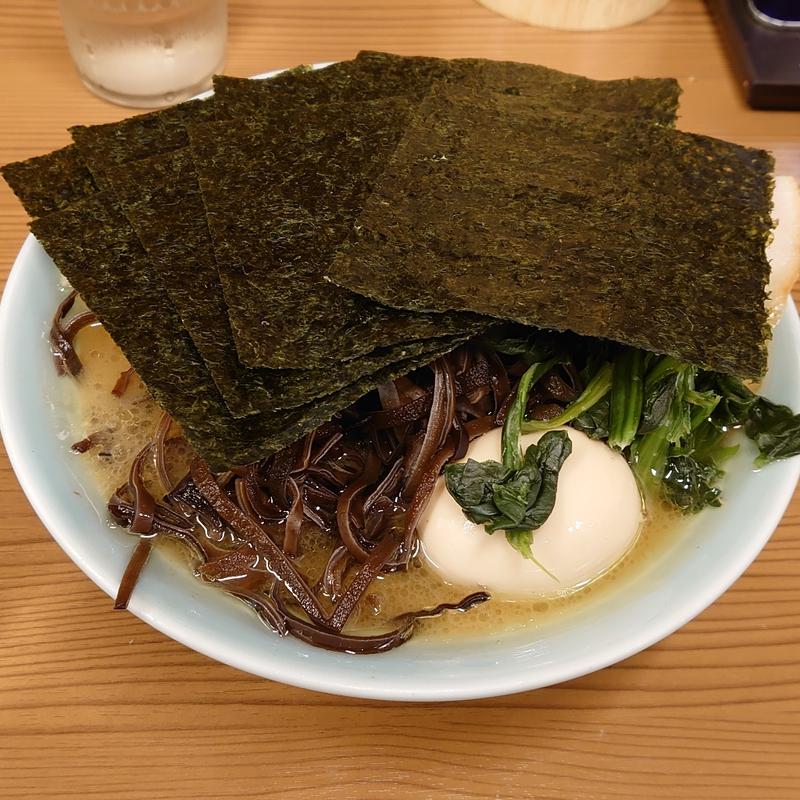 外伝ラーメン+きくらげ(家系ラーメン 武将家 外伝)
