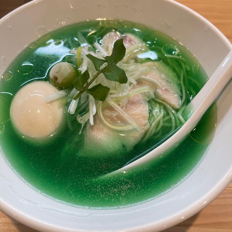 鶏清湯白葡萄(吉法師)