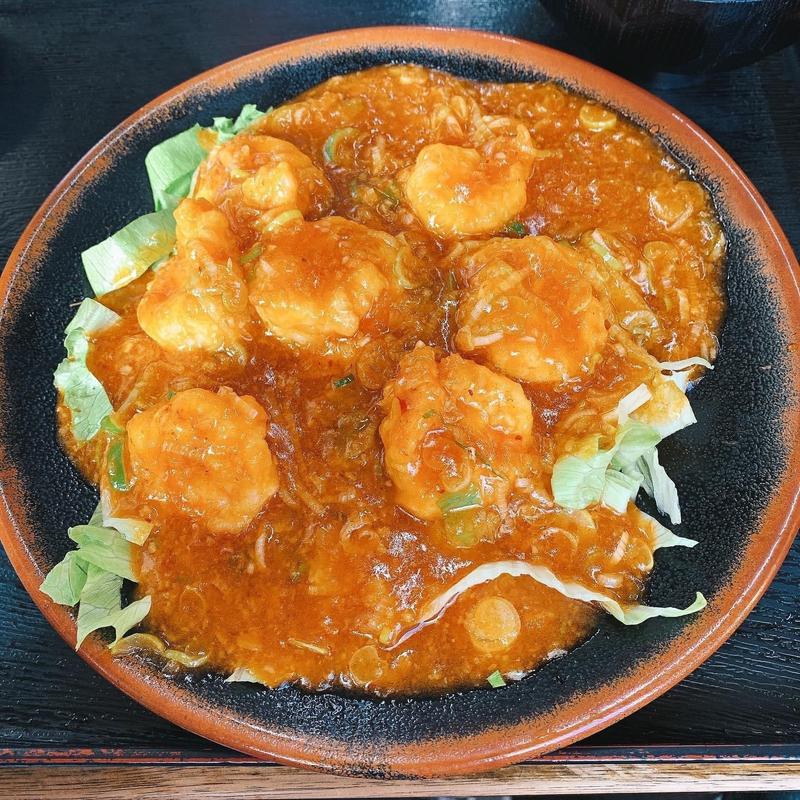 エビチリ定食(うんの食堂 )