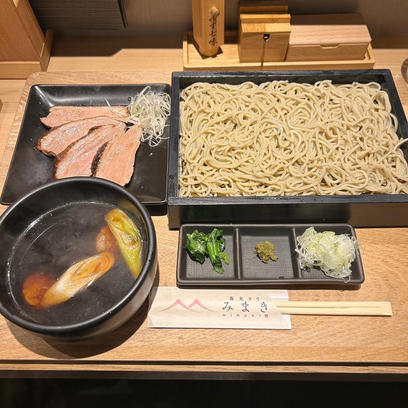 鴨板せいろ　2枚盛(蕎麦きり みまき)