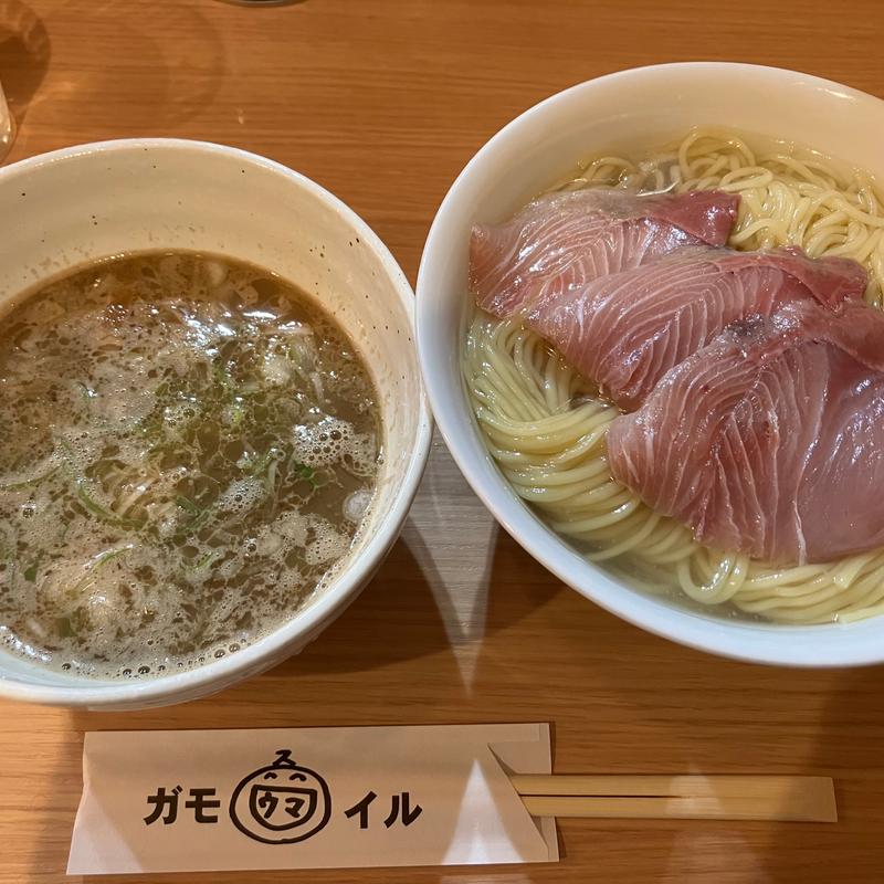 (限定)鰤白湯の昆布水つけ麺(麺300g)(ガモウスマイル)