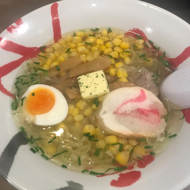 塩コーンバターラーメン(函館麺厨房 あじさい JR函館駅店)