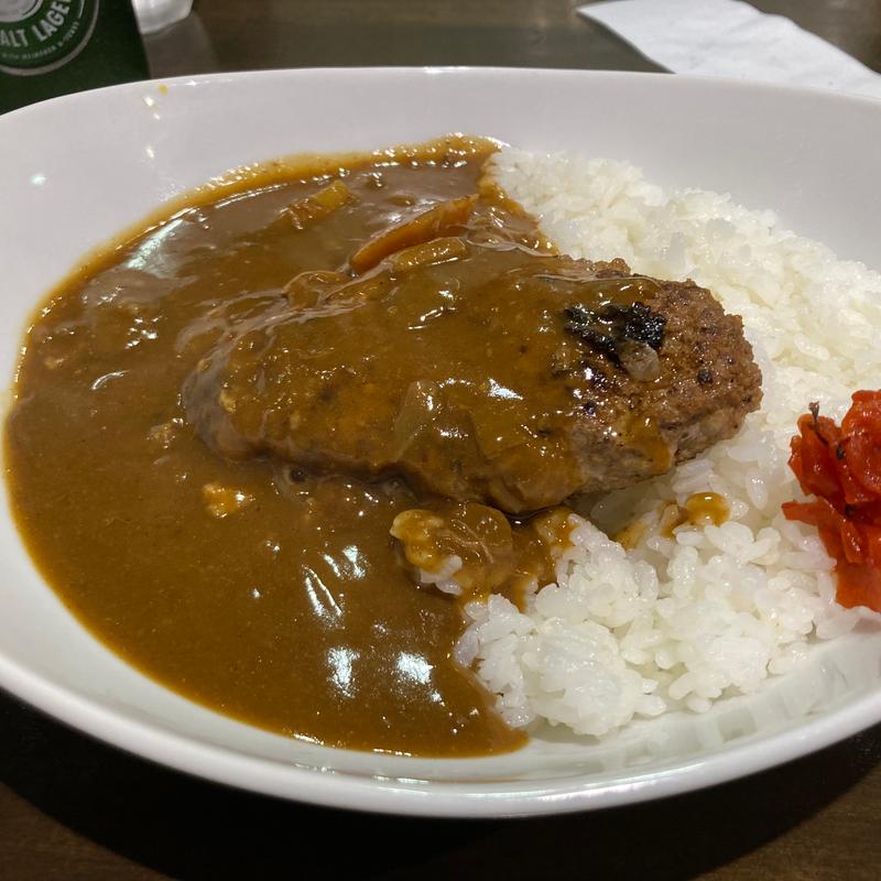 ハンバーグカレー(牛舎)