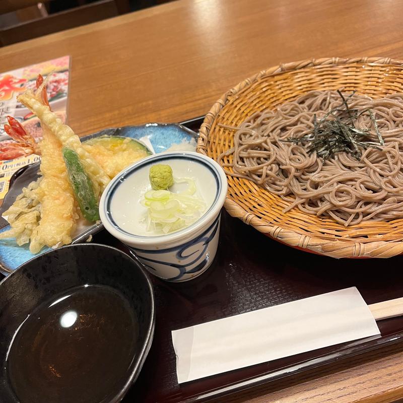 大海老天ざるそば(そじ坊 所沢グランエミオ店)